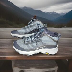Merrell Women’s Hiking Shoes Sneakers Size 5.5 Moab Speed GTX Goretex Vibram